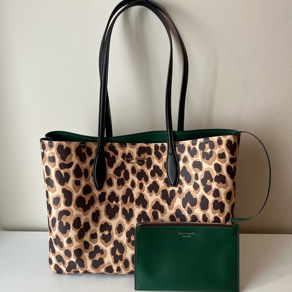 Kate Spade  Leopard Large Tote - Picture 10 of 11